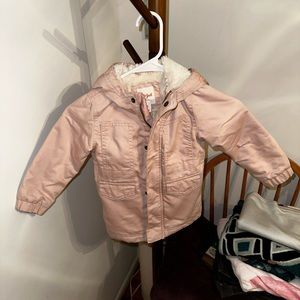 Cat & Jack pink denim coat